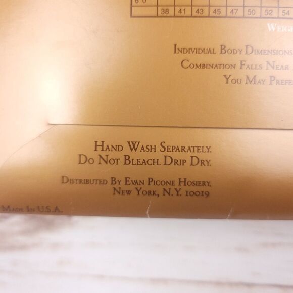 Vintage Evan Picone Black Shimmer of Pearl Panty Hose Size Long. - Picture 5 of 8